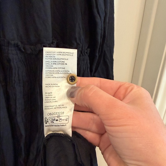 Pilcro Anthropologie ruffle front lace up midi dress - Picture 8 of 8